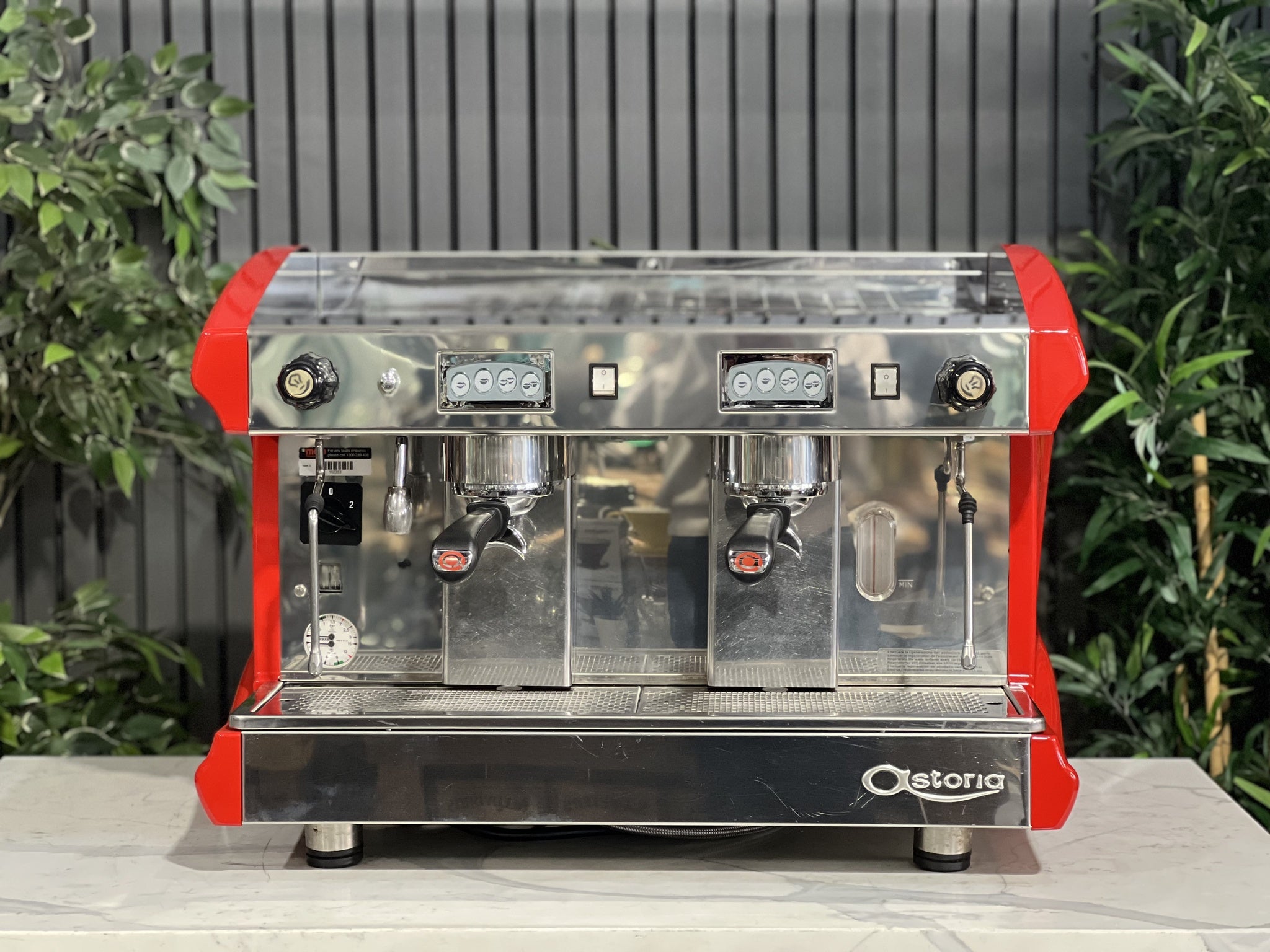 Astoria Forma - 2 Group Commercial Espresso Machine - Red