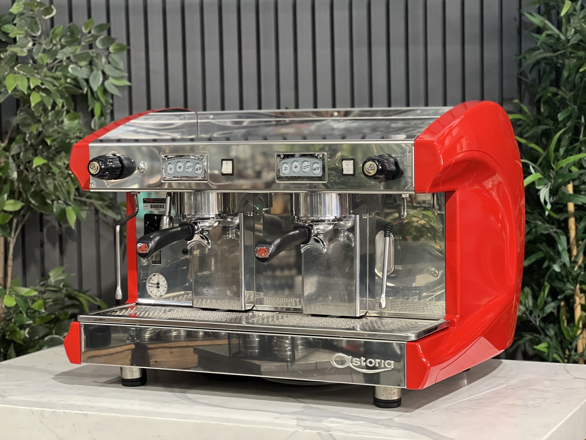 Astoria Forma - 2 Group Commercial Espresso Machine - Red
