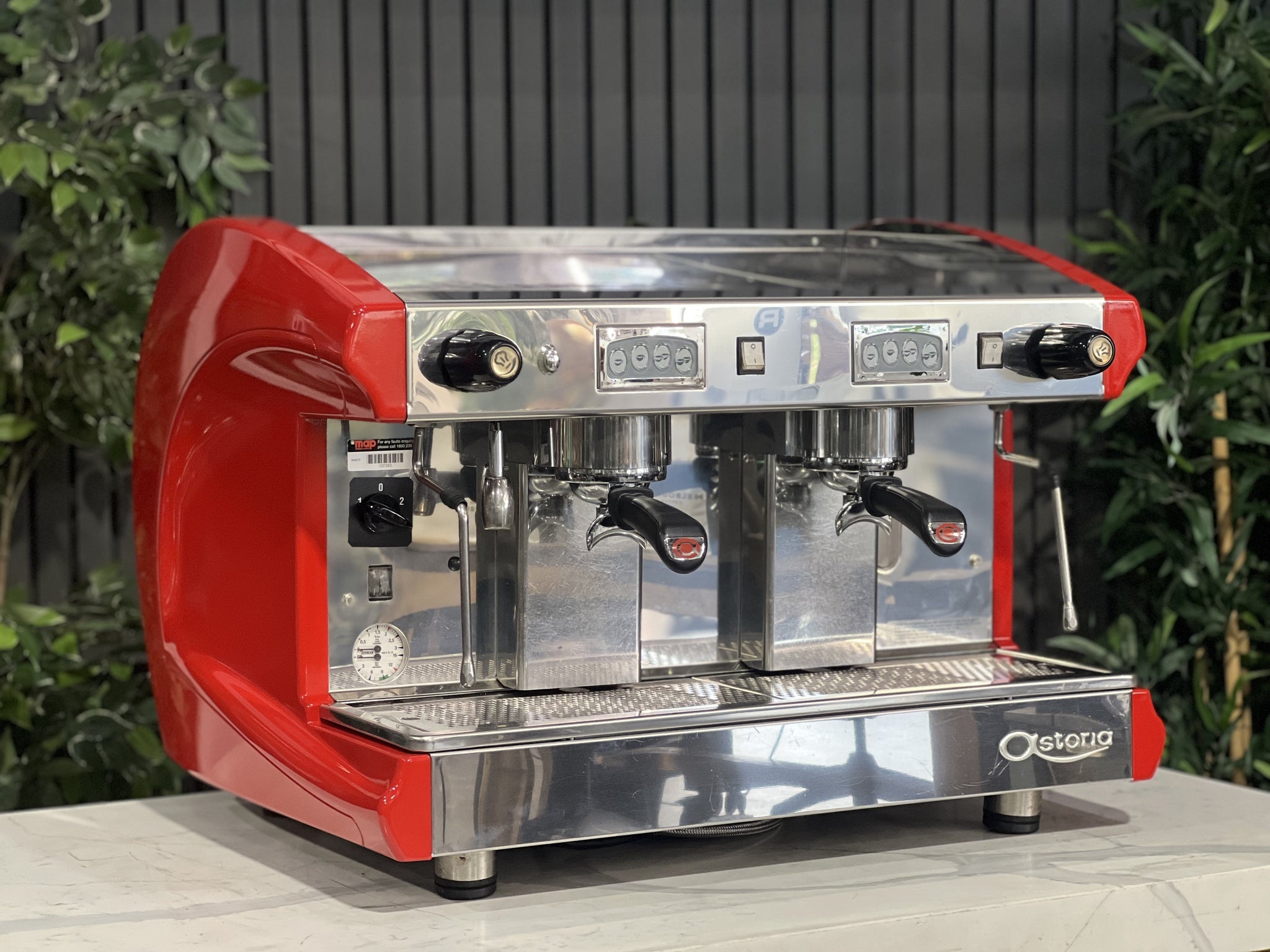 Astoria Forma - 2 Group Commercial Espresso Machine - Red