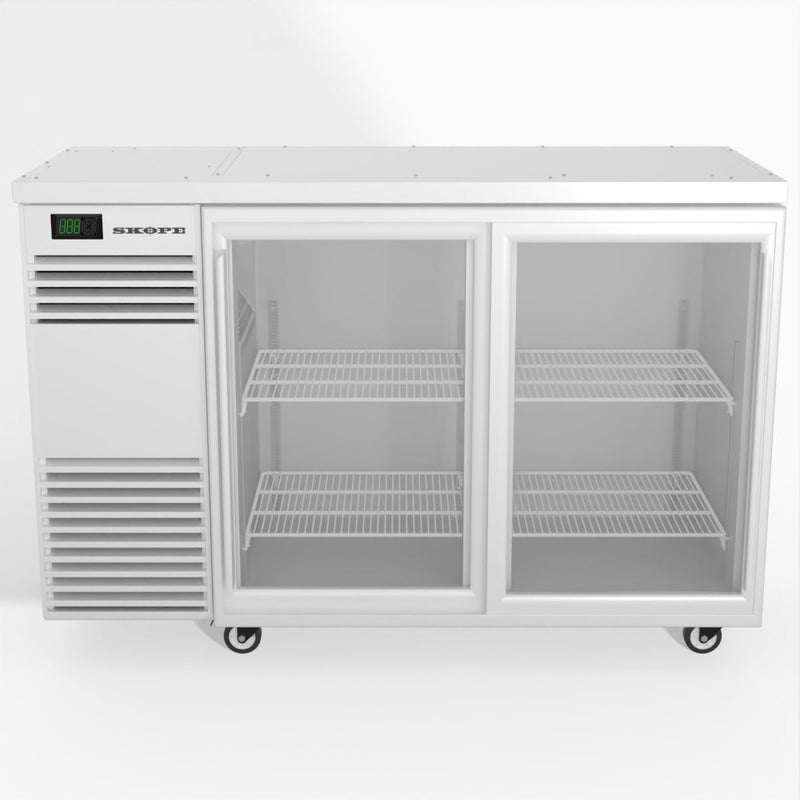 Skope BackBar 2 Glass Sliding Door Fridge