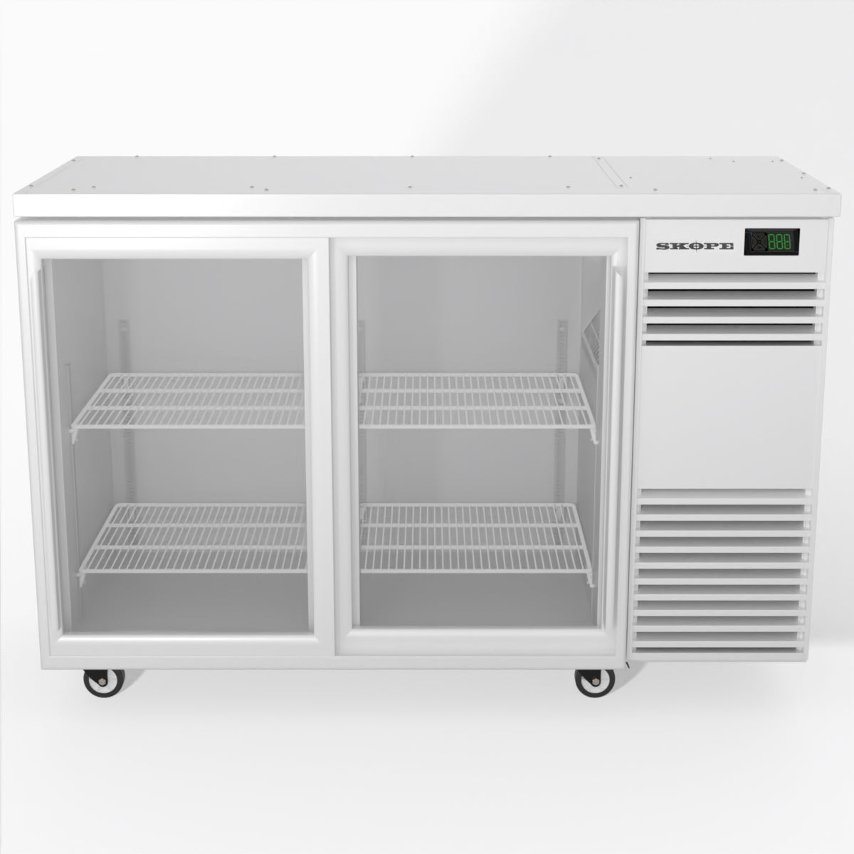 Skope BackBar 2 Glass Sliding Door Fridge