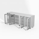 Skope BackBar 4 Glass Swing Door Fridge - BB.4.GSW