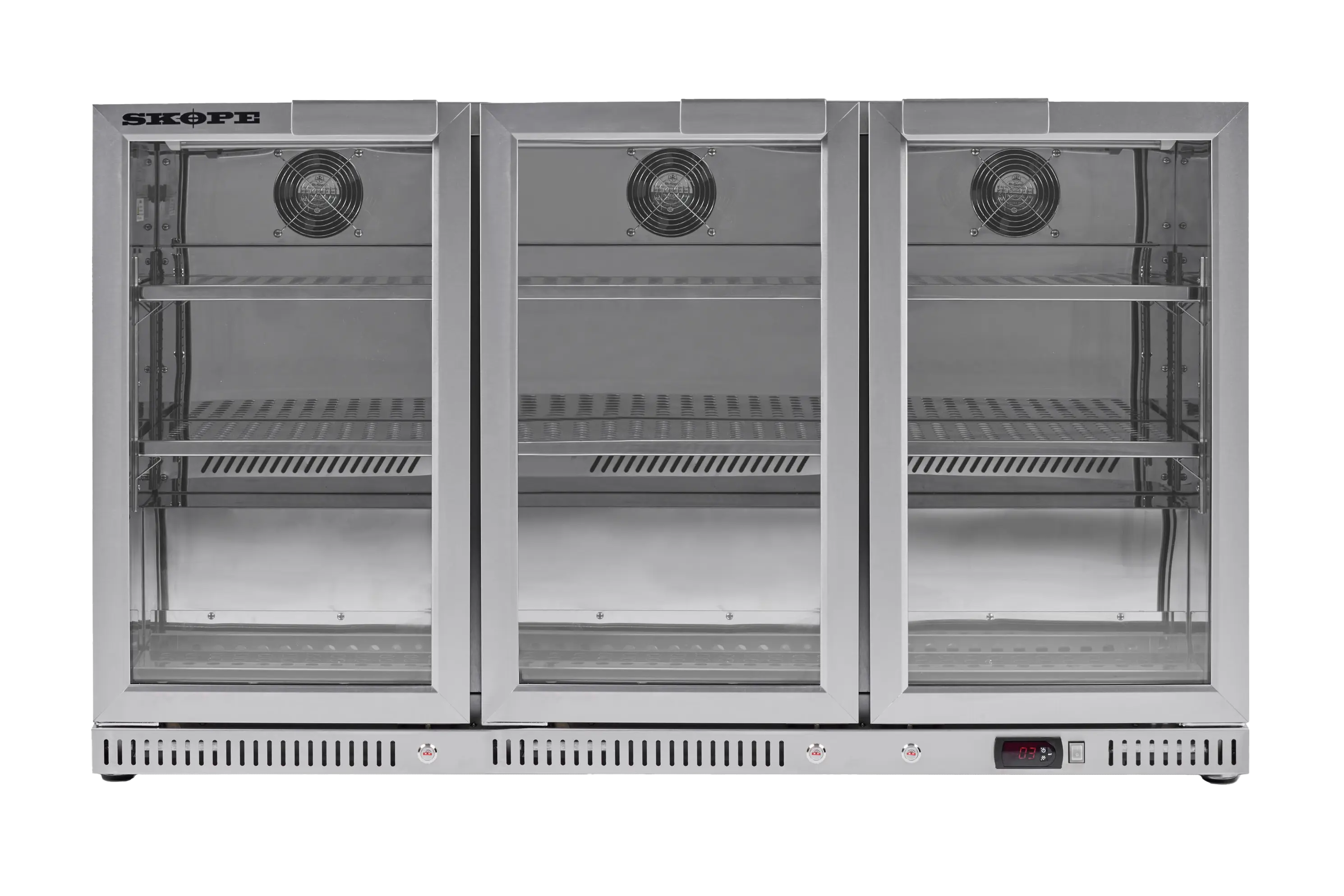 Skope Three Glass Door Bar Cooler 203L - BC.3.GSW