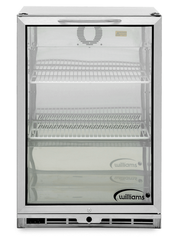 Williams Bottle Cooler - One Door Stainless Steel Bottle Cooler 800mm High BC1SS-80