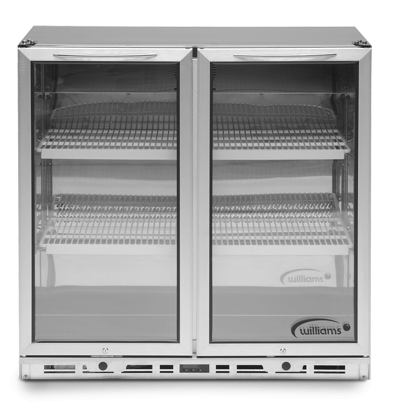 Williams Bottle Cooler - Two Door Stainless Steel Bottle Cooler BC2SS