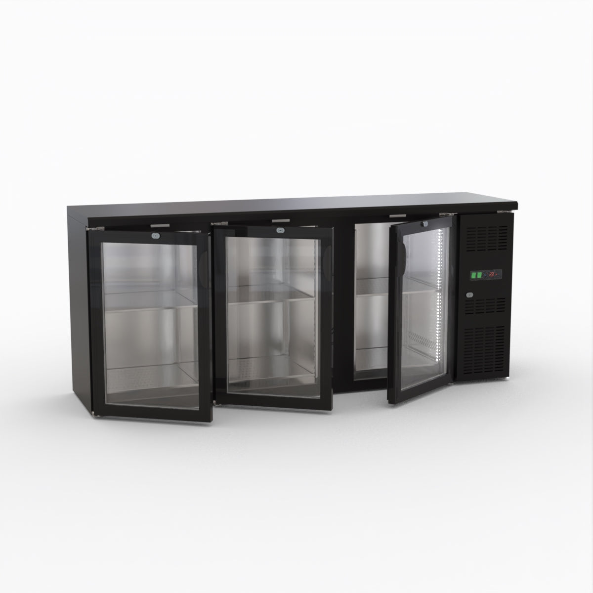 Thermaster Three Door Drink Cooler BC3100G