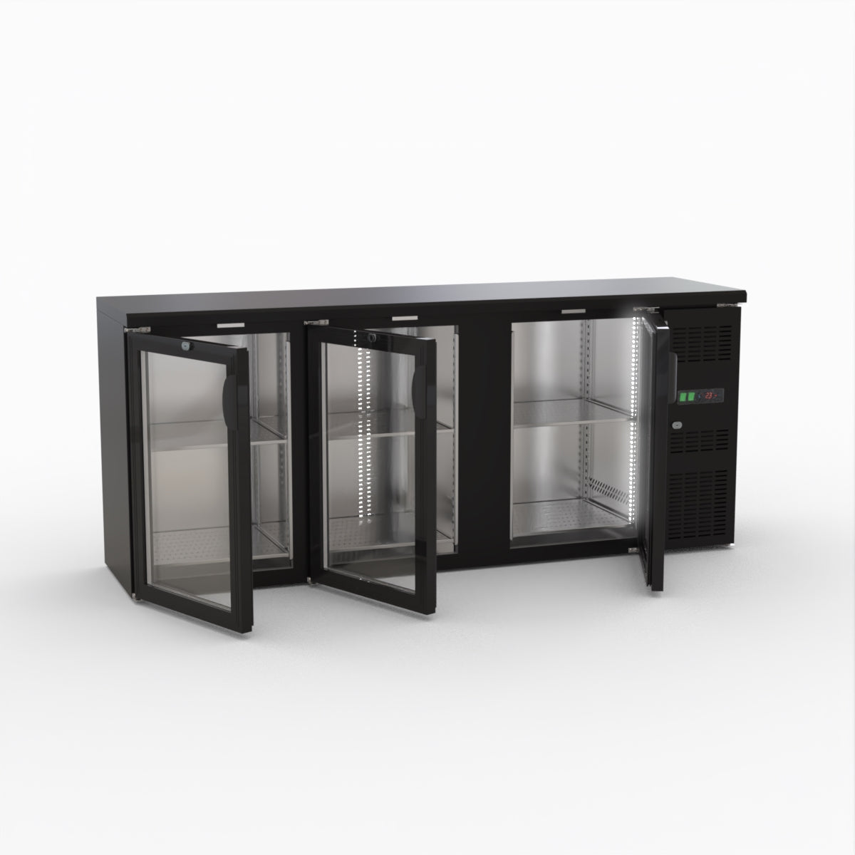 Thermaster Three Door Drink Cooler BC3100G