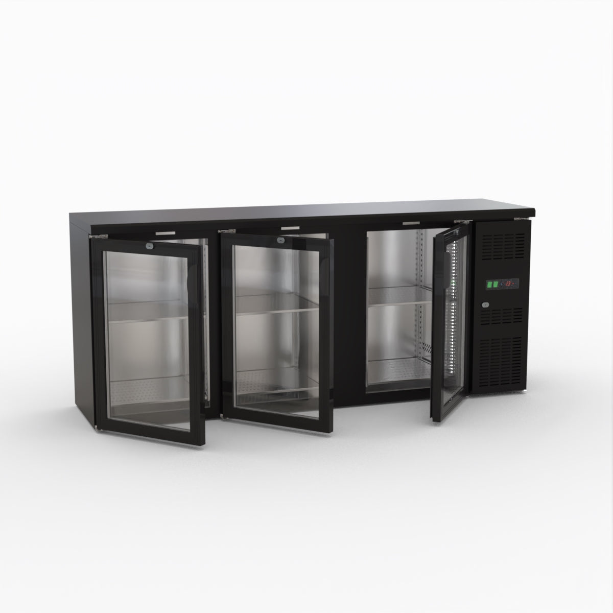 Thermaster Three Door Drink Cooler BC3100G