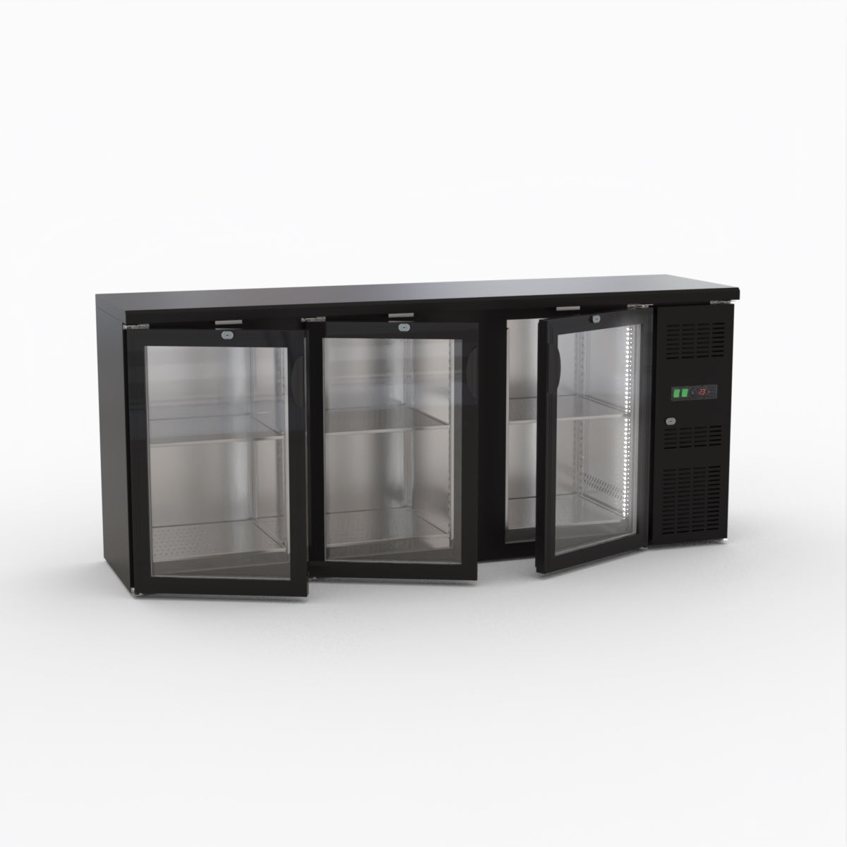 Thermaster Three Door Drink Cooler BC3100G