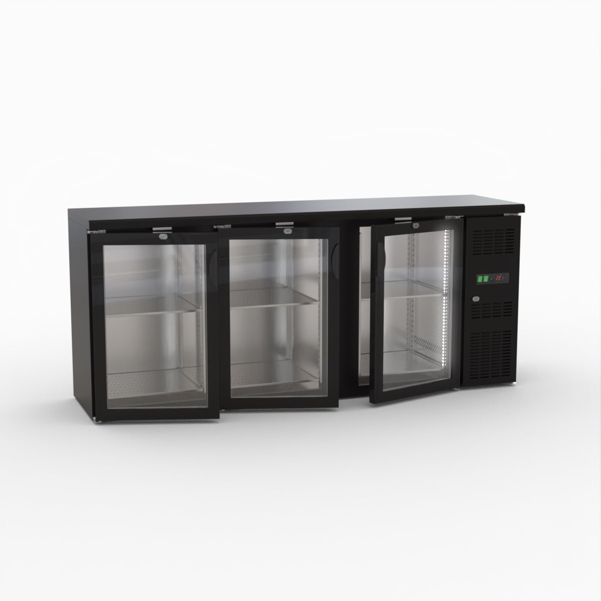 Thermaster Three Door Drink Cooler BC3100G