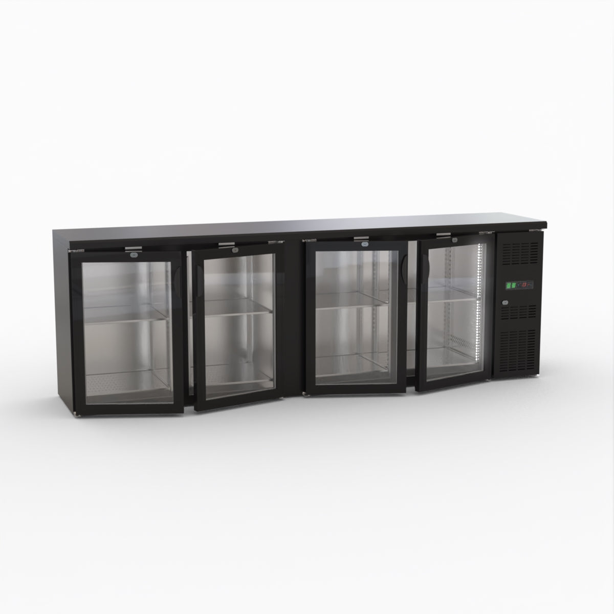 Thermaster Four Door Drink Cooler BC4100G