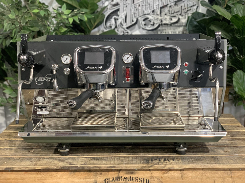 BFC Aviator 2 Group Dark Green & Black Espresso Coffee Machine