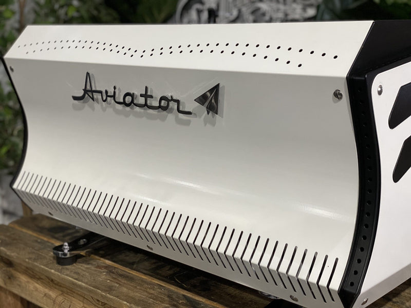 BFC Aviator 2 Group Custom White Espresso Coffee Machine