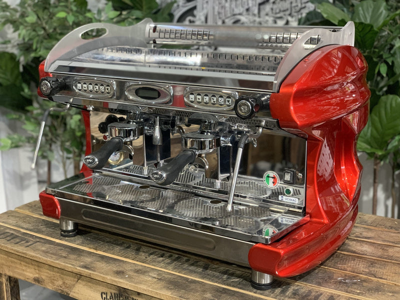 BFC Lira 2 Group Red Espresso Coffee Machine