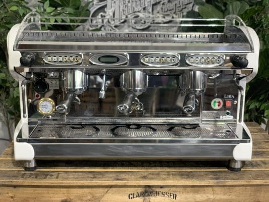 BFC Lira - 3 Group Commercial Espresso Machine - White