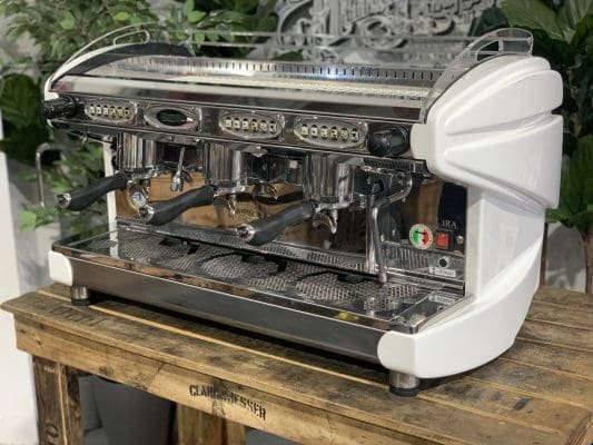 BFC Lira - 3 Group Commercial Espresso Machine - White