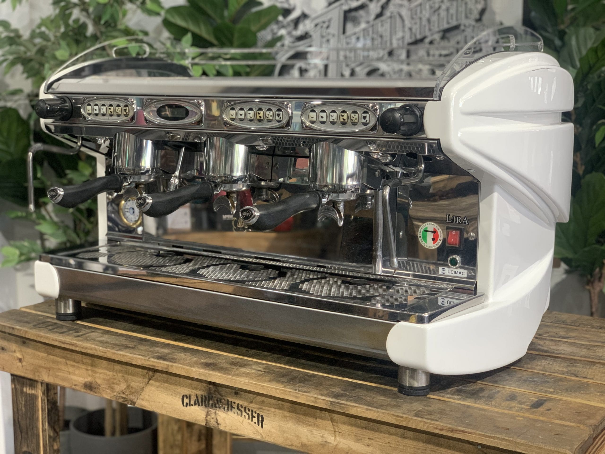 BFC Lira - 3 Group Commercial Espresso Machine - White