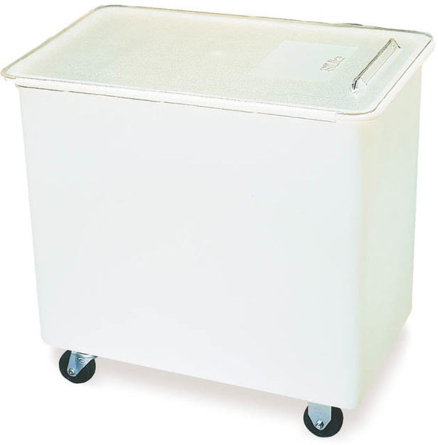 Carlisle White Ingredient Bin 102L Capacity. Lid slide for easy access 724mm x 322mm x 708mm - BIN2702
