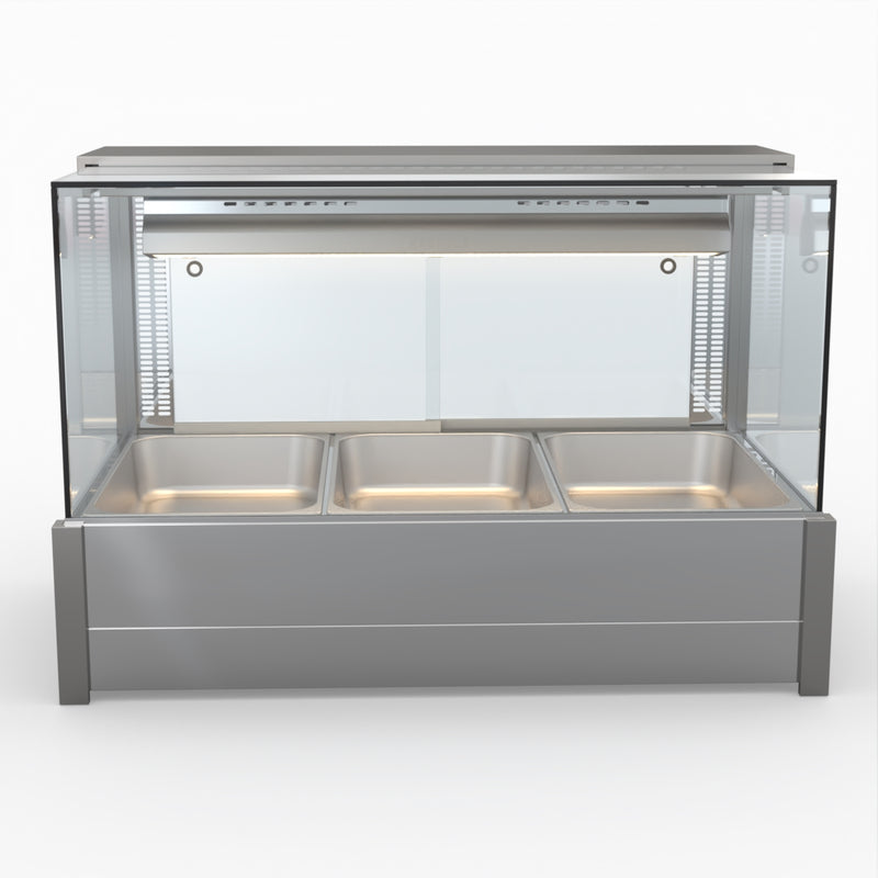 Bonvue Square Countertop Wet and Dry Bain Marie BM11SC