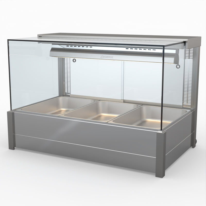 Bonvue Square Countertop Wet and Dry Bain Marie BM11SC