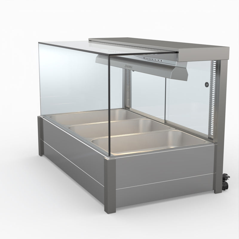 Bonvue Square Countertop Wet and Dry Bain Marie BM11SC