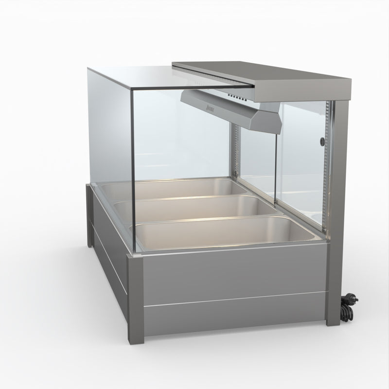 Bonvue Square Countertop Wet and Dry Bain Marie BM11SC