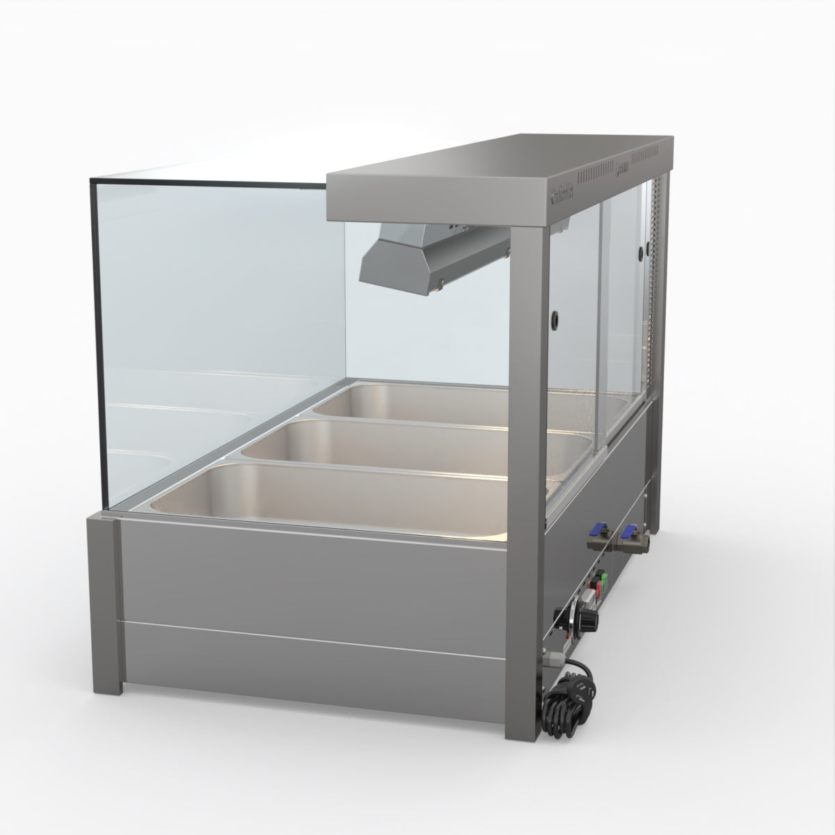 Bonvue Square Countertop Wet and Dry Bain Marie BM11SC