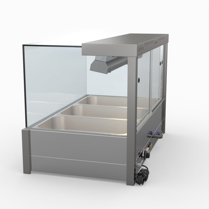 Bonvue Square Countertop Wet and Dry Bain Marie BM11SC