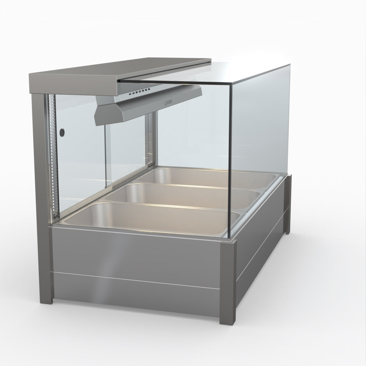 Bonvue Square Countertop Wet and Dry Bain Marie BM11SC