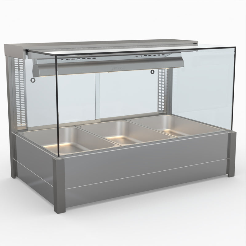 Bonvue Square Countertop Wet and Dry Bain Marie BM11SC