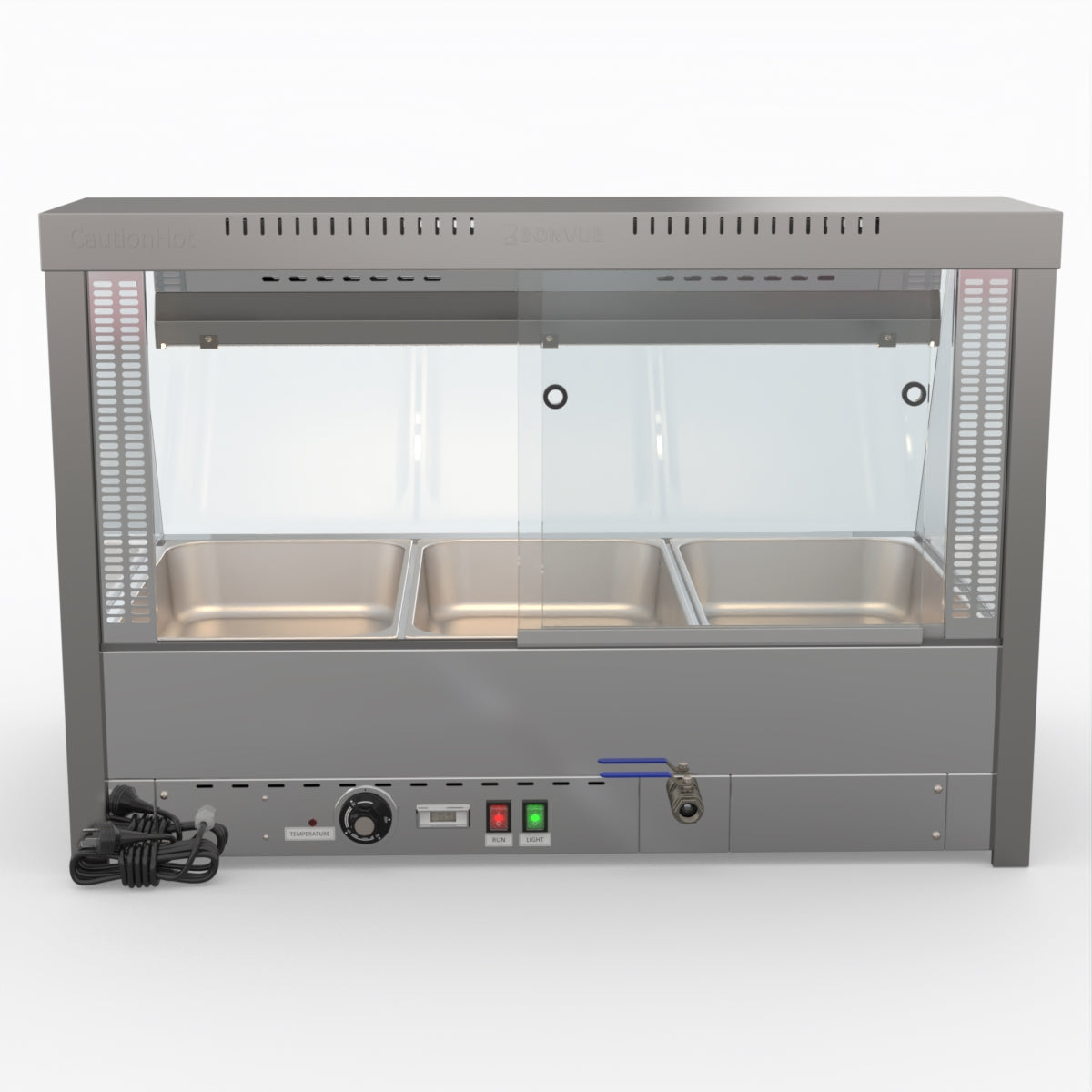 Bonvue Angled Countertop Wet and Dry Bain Marie BM11TC