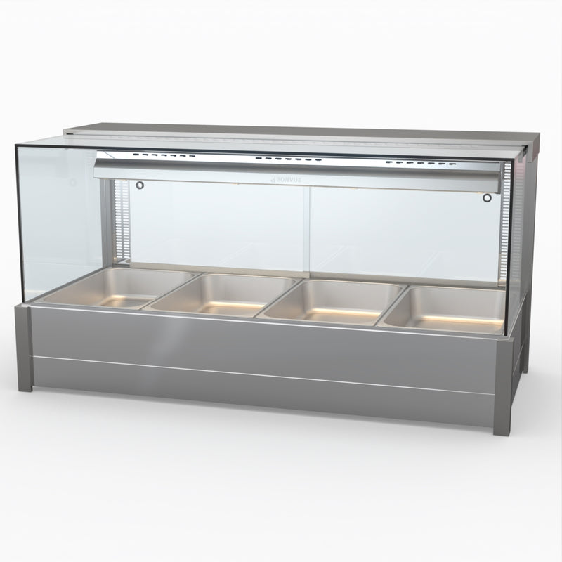 Bonvue Square Countertop Wet and Dry Bain Marie BM14SC