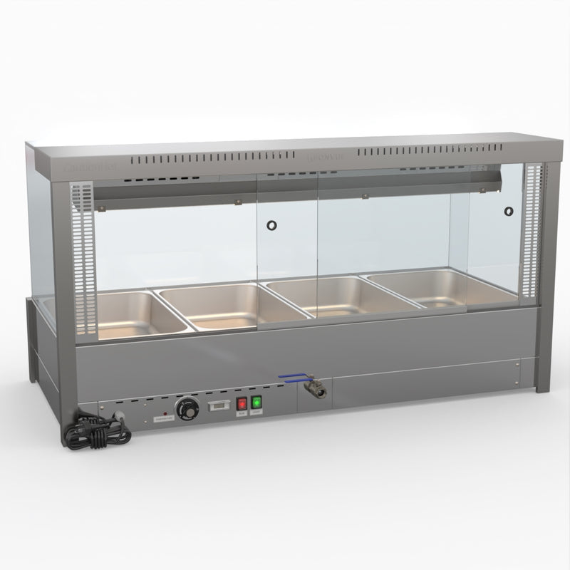 Bonvue Square Countertop Wet and Dry Bain Marie BM14SC