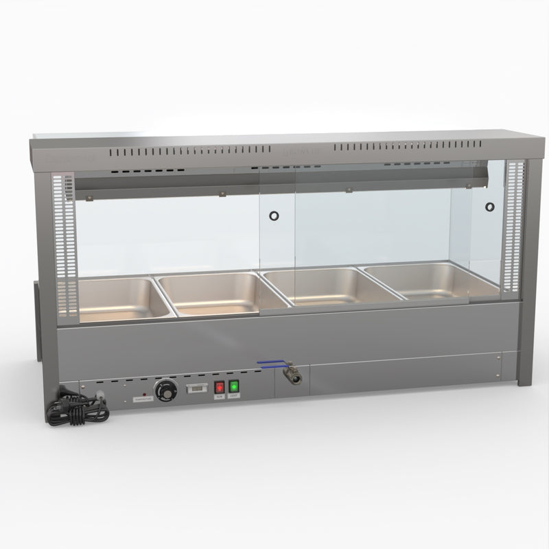 Bonvue Square Countertop Wet and Dry Bain Marie BM14SC