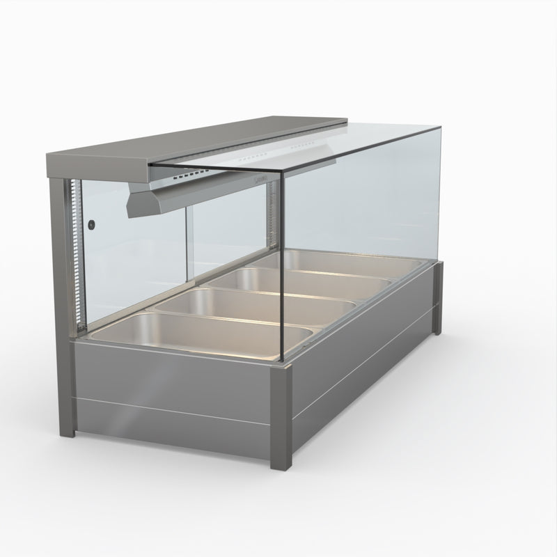 Bonvue Square Countertop Wet and Dry Bain Marie BM14SC