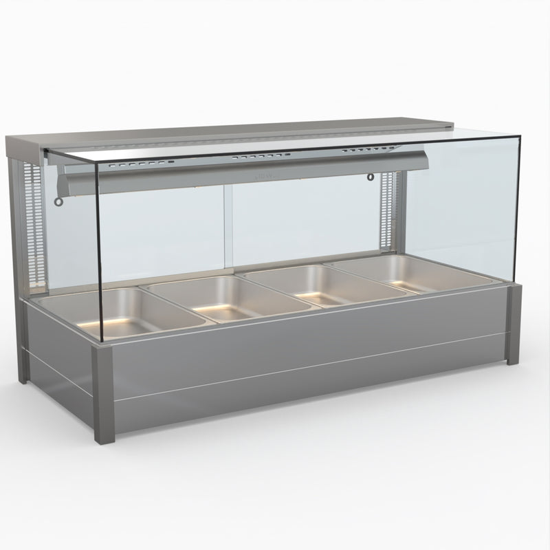 Bonvue Square Countertop Wet and Dry Bain Marie BM14SC