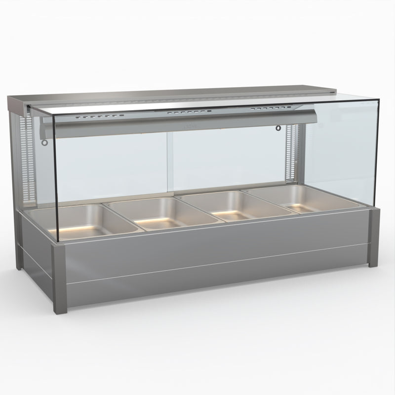 Bonvue Square Countertop Wet and Dry Bain Marie BM14SC