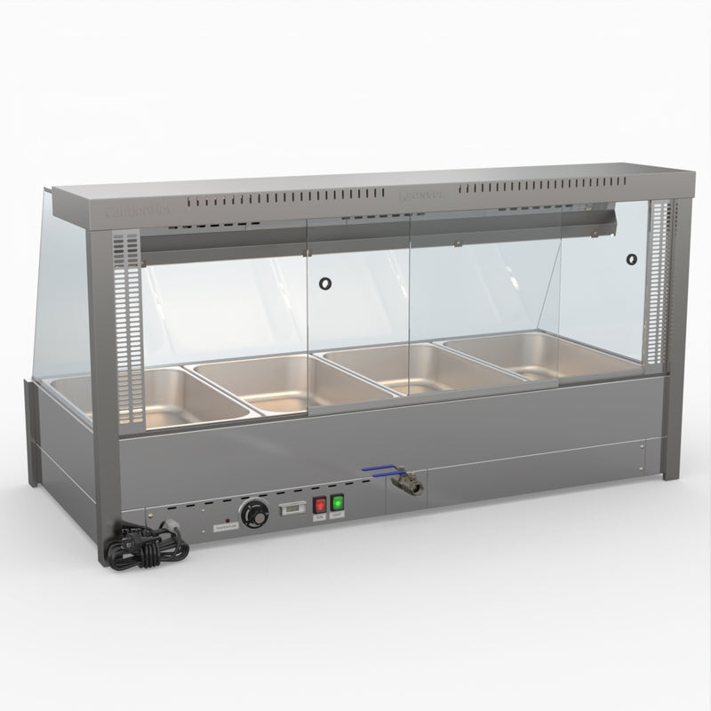 Bonvue Angled Countertop Wet and Dry Bain Marie BM14TC