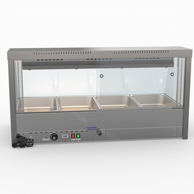 Bonvue Angled Countertop Wet and Dry Bain Marie BM14TC