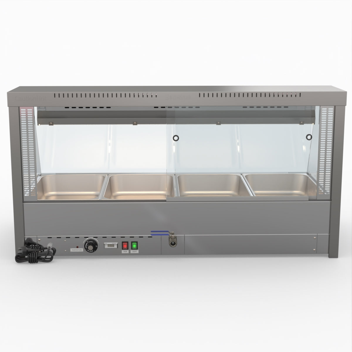 Bonvue Angled Countertop Wet and Dry Bain Marie BM14TC