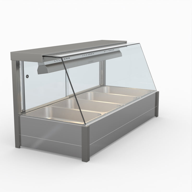 Bonvue Angled Countertop Wet and Dry Bain Marie BM14TC