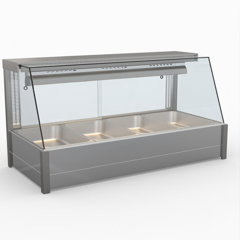 Bonvue Angled Countertop Wet and Dry Bain Marie BM14TC