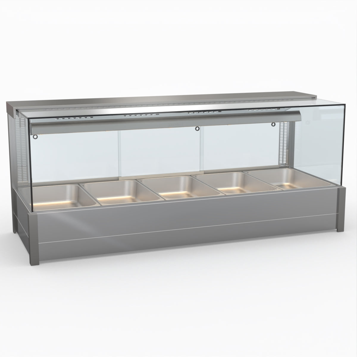 Bonvue Square Countertop Wet and Dry Bain Marie BM17SC