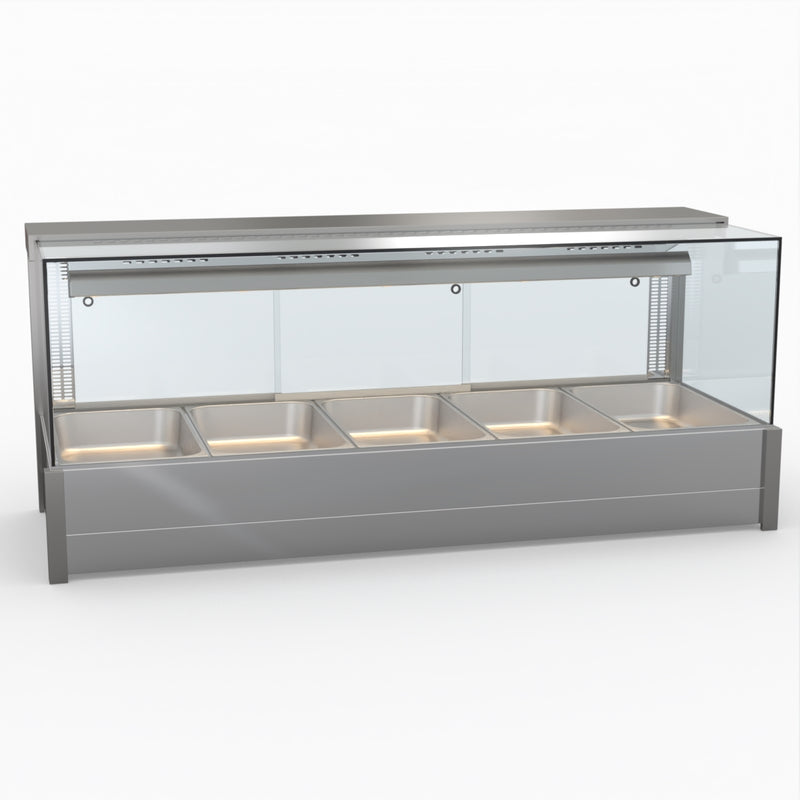 Bonvue Square Countertop Wet and Dry Bain Marie BM17SC