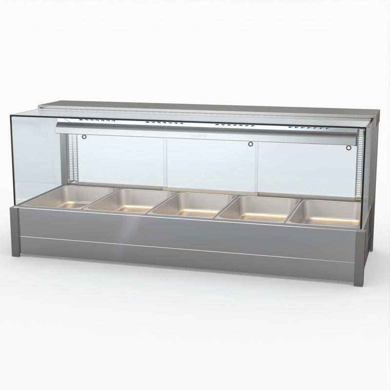 Bonvue Square Countertop Wet and Dry Bain Marie BM17SC