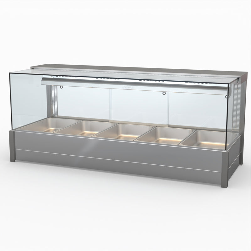 Bonvue Square Countertop Wet and Dry Bain Marie BM17SC