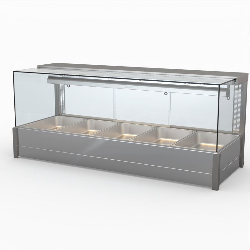 Bonvue Square Countertop Wet and Dry Bain Marie BM17SC