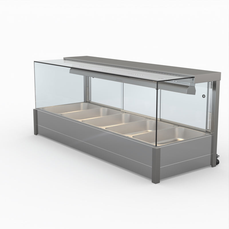 Bonvue Square Countertop Wet and Dry Bain Marie BM17SC