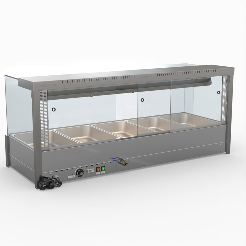 Bonvue Square Countertop Wet and Dry Bain Marie BM17SC