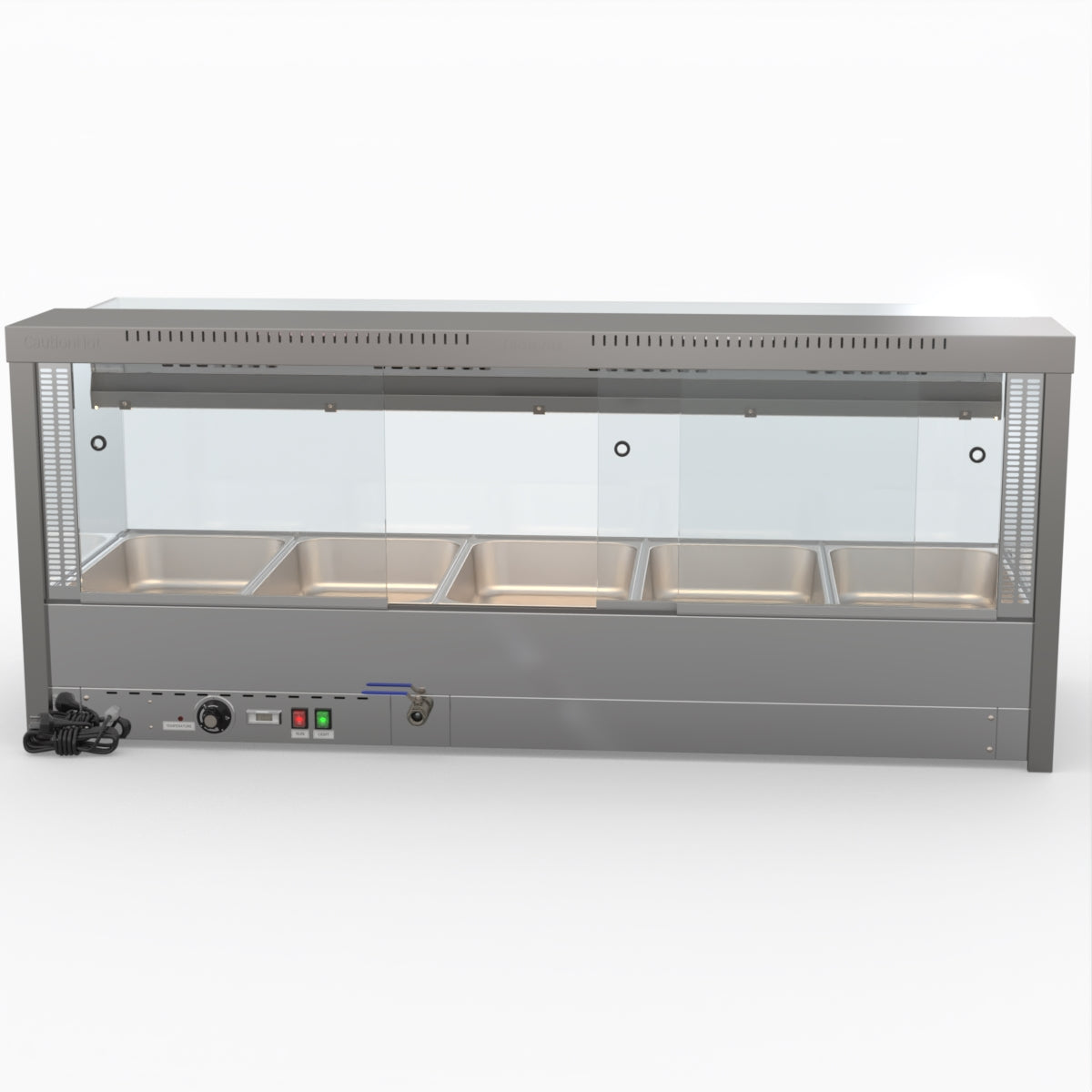 Bonvue Square Countertop Wet and Dry Bain Marie BM17SC